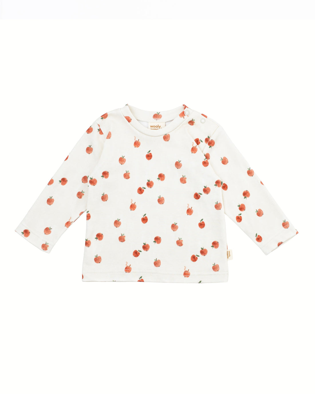 Wooly Organic - Baby Langarmshirt "PICK-A-APPLE"