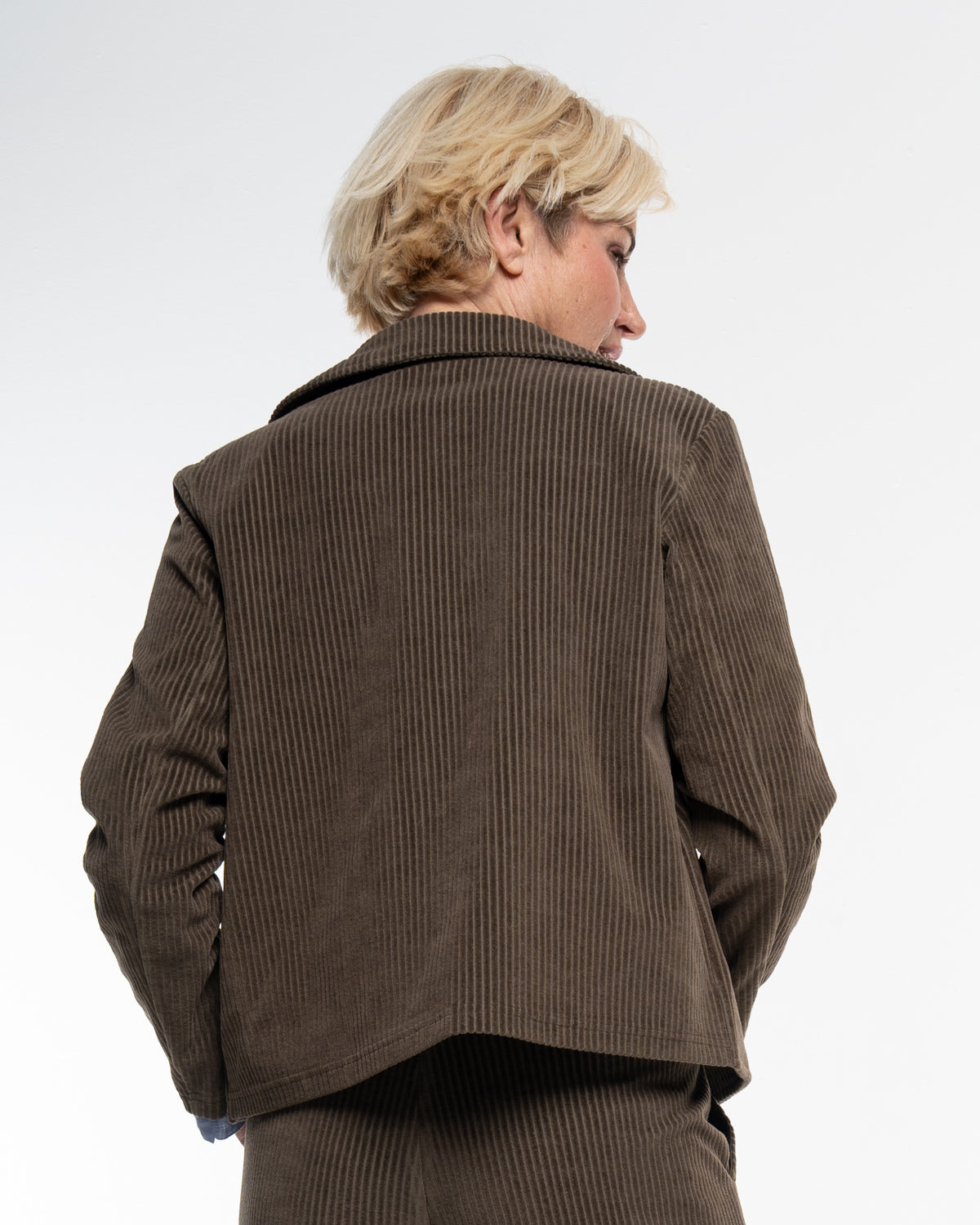 Alma & Lovis - Cord-Blazer Baumwolle (Bio), braun