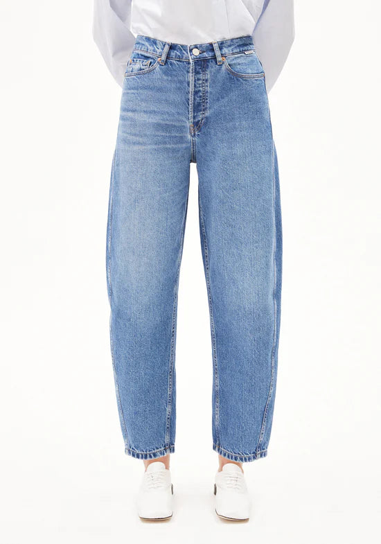 Armedangels - Jeans BAARLY BARREL blau für Frauen aus Baumwolle