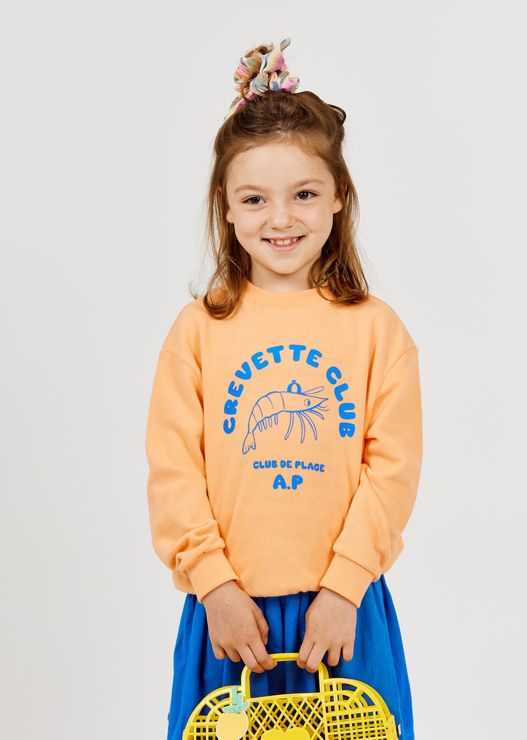 Arsène et les Pipelettes - Kinder Langarmshirt "Shrimp"