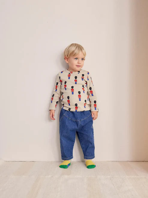 Bobo Choses - Baby T-Shirt Soldaten natur