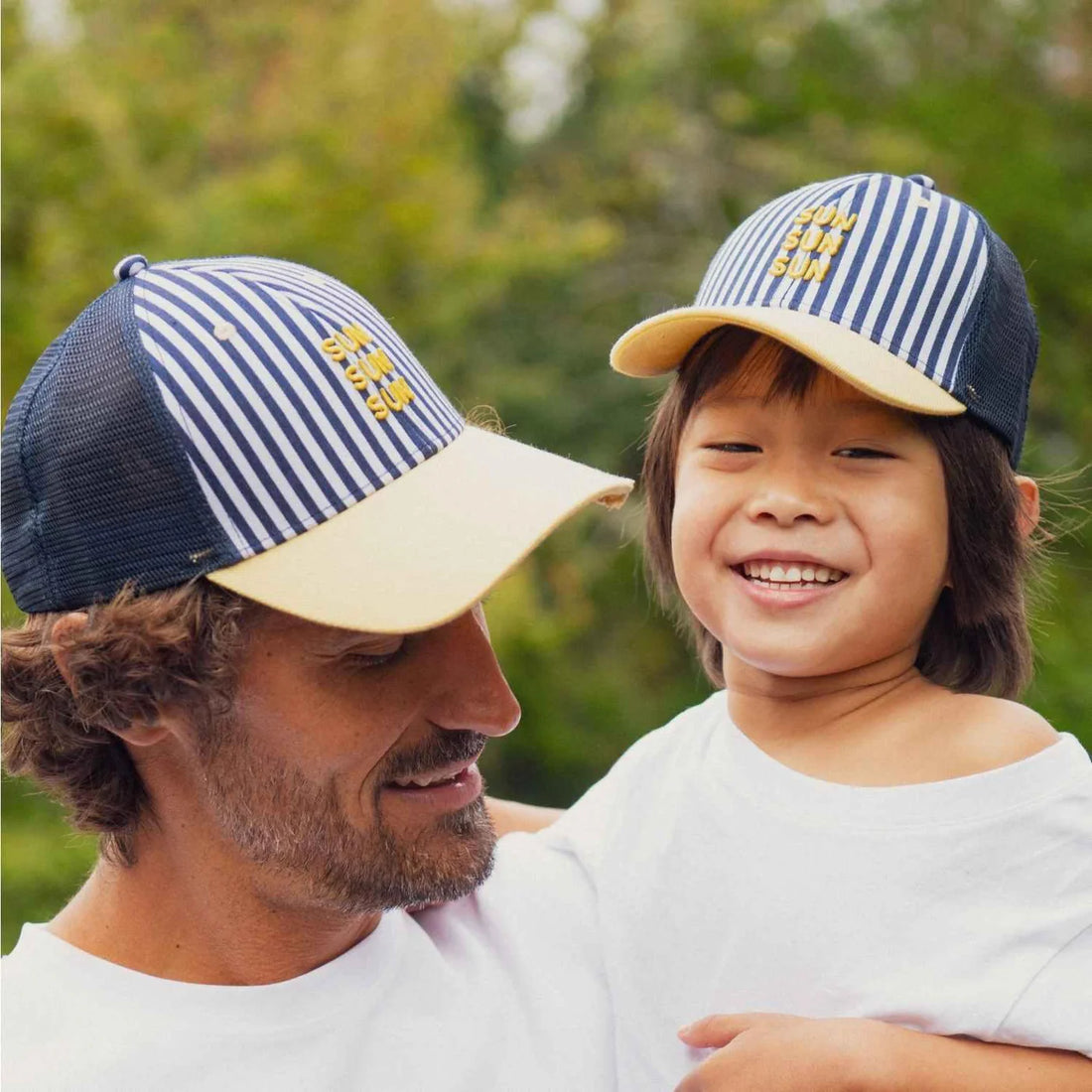 Chamaye - Damen Kappe aus Baumwolle Sun Sun Sun MINI & ME