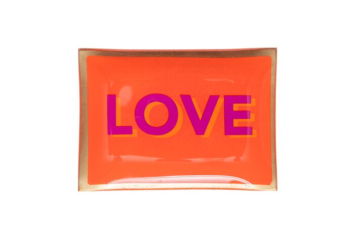 Wunderschöner Glasteller von Gift Company ist perfektes Geschenk für jede Gelegenheit.
