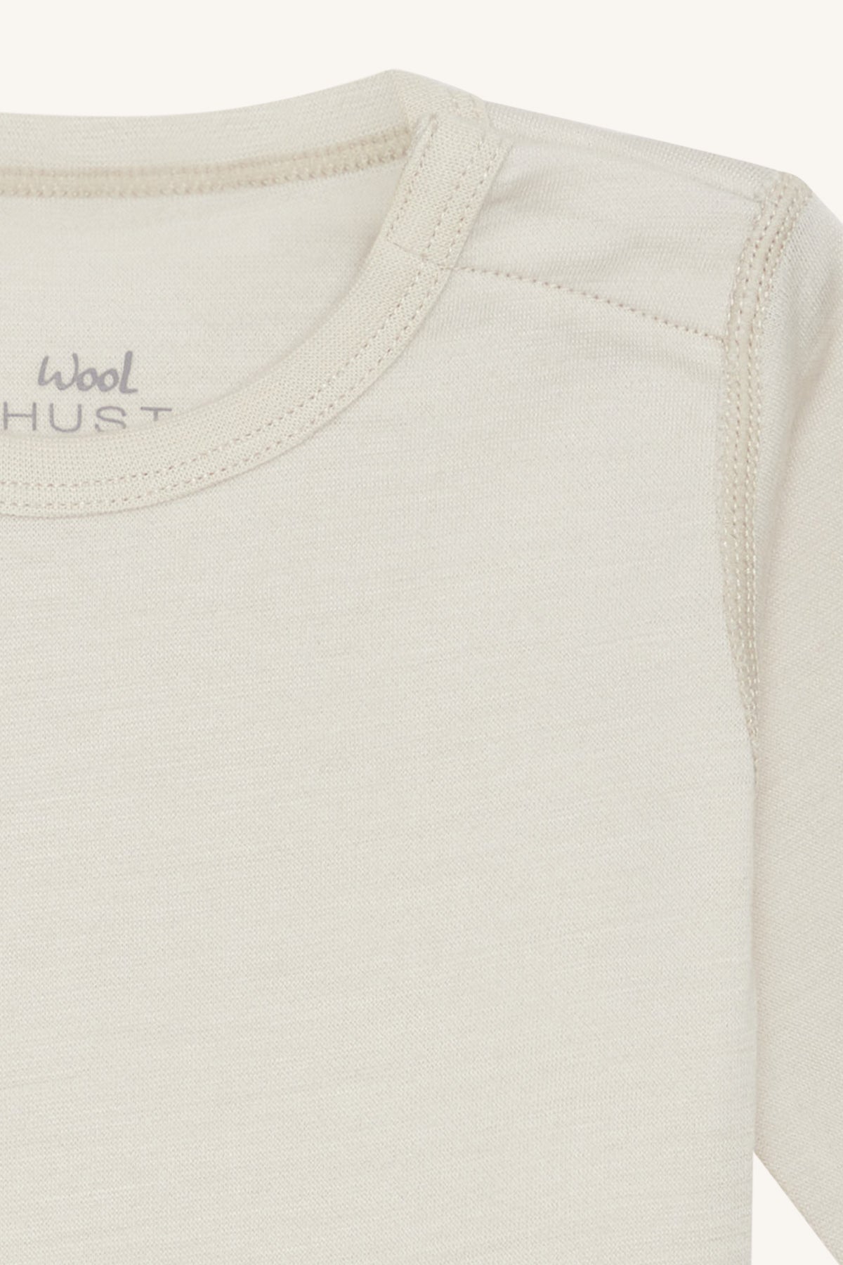 Hust & Claire - Baby Body Bo Wolle natur