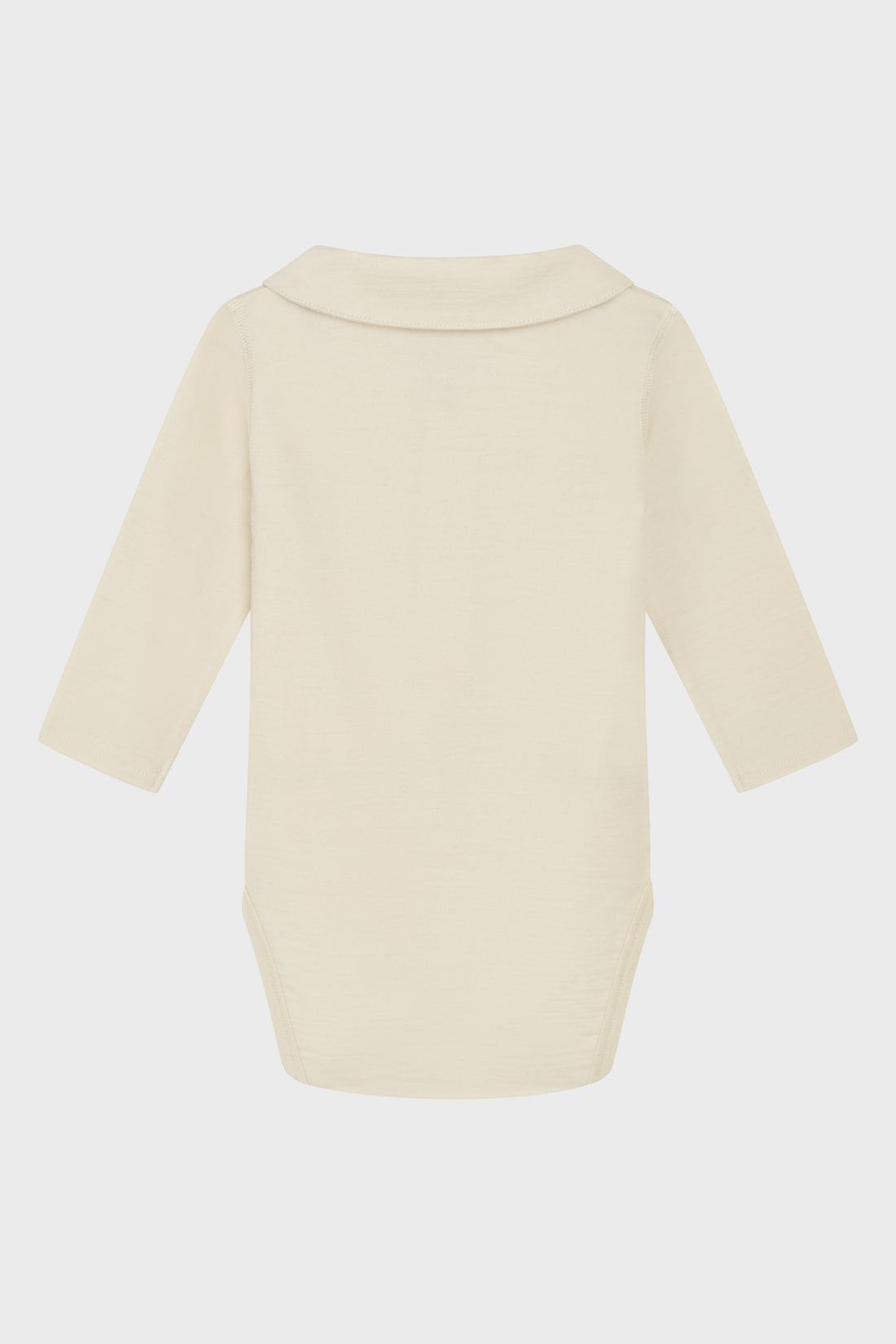 Hust & Claire - Baby Body Caldur mit Kragen natur