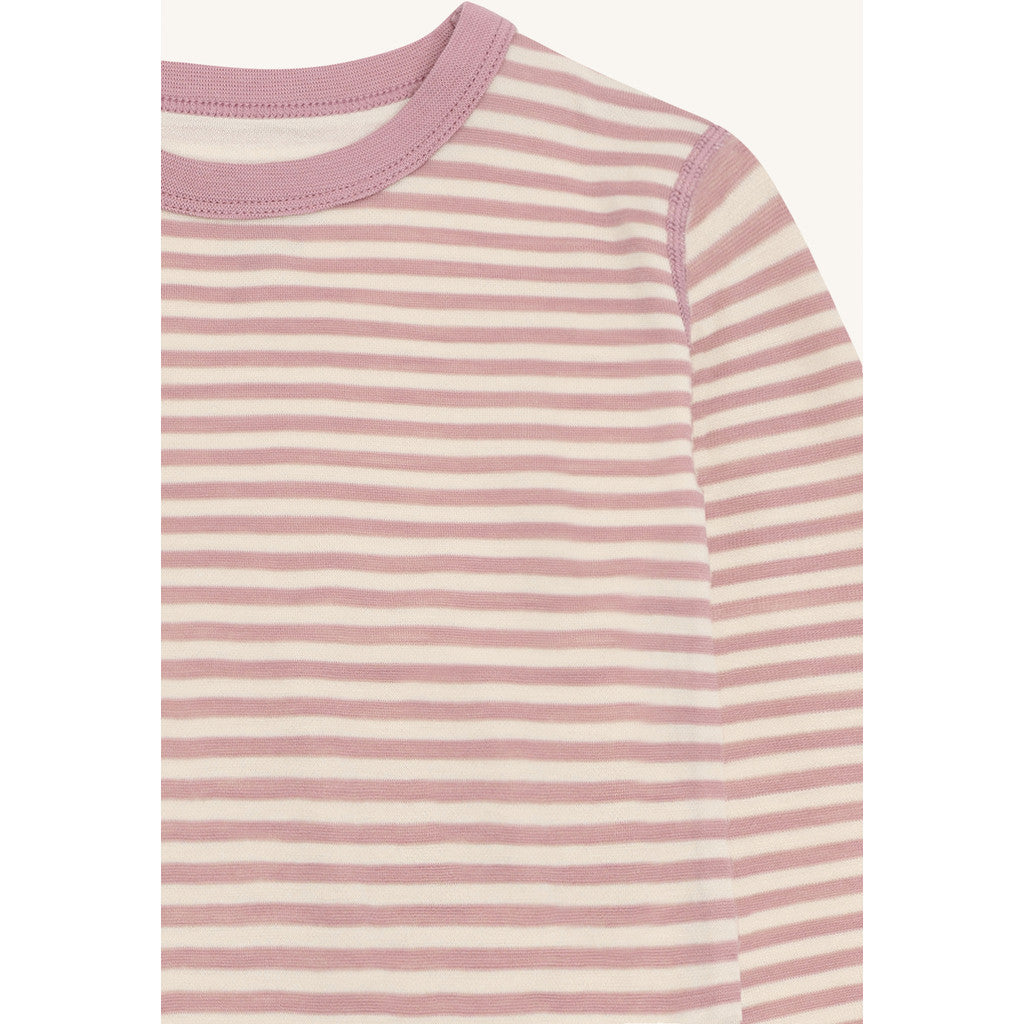 Hust & Claire - Kinder Langarmshirt "Abba", rosa gestreift