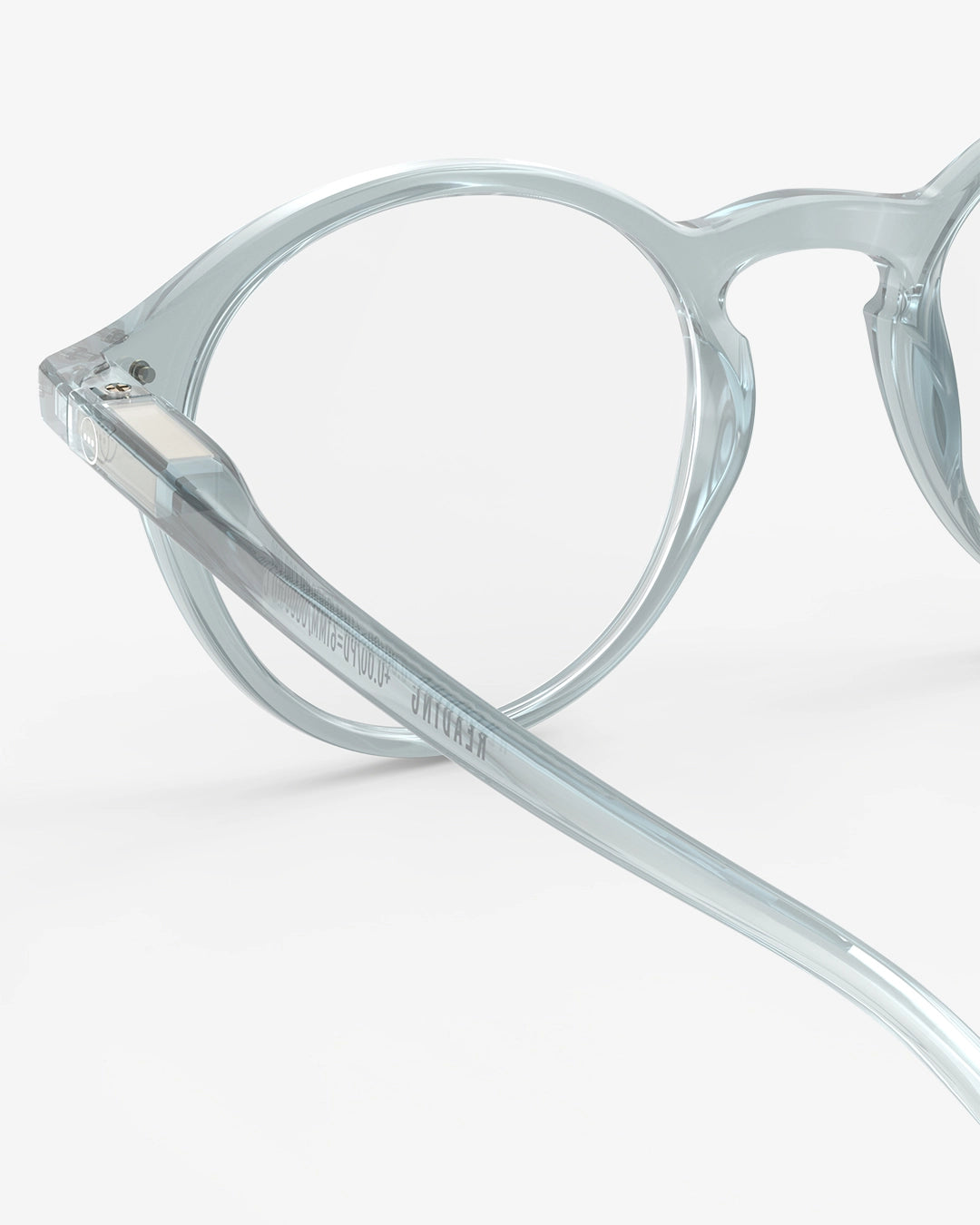 Izipizi - Unisex Lesebrille rund hellblau