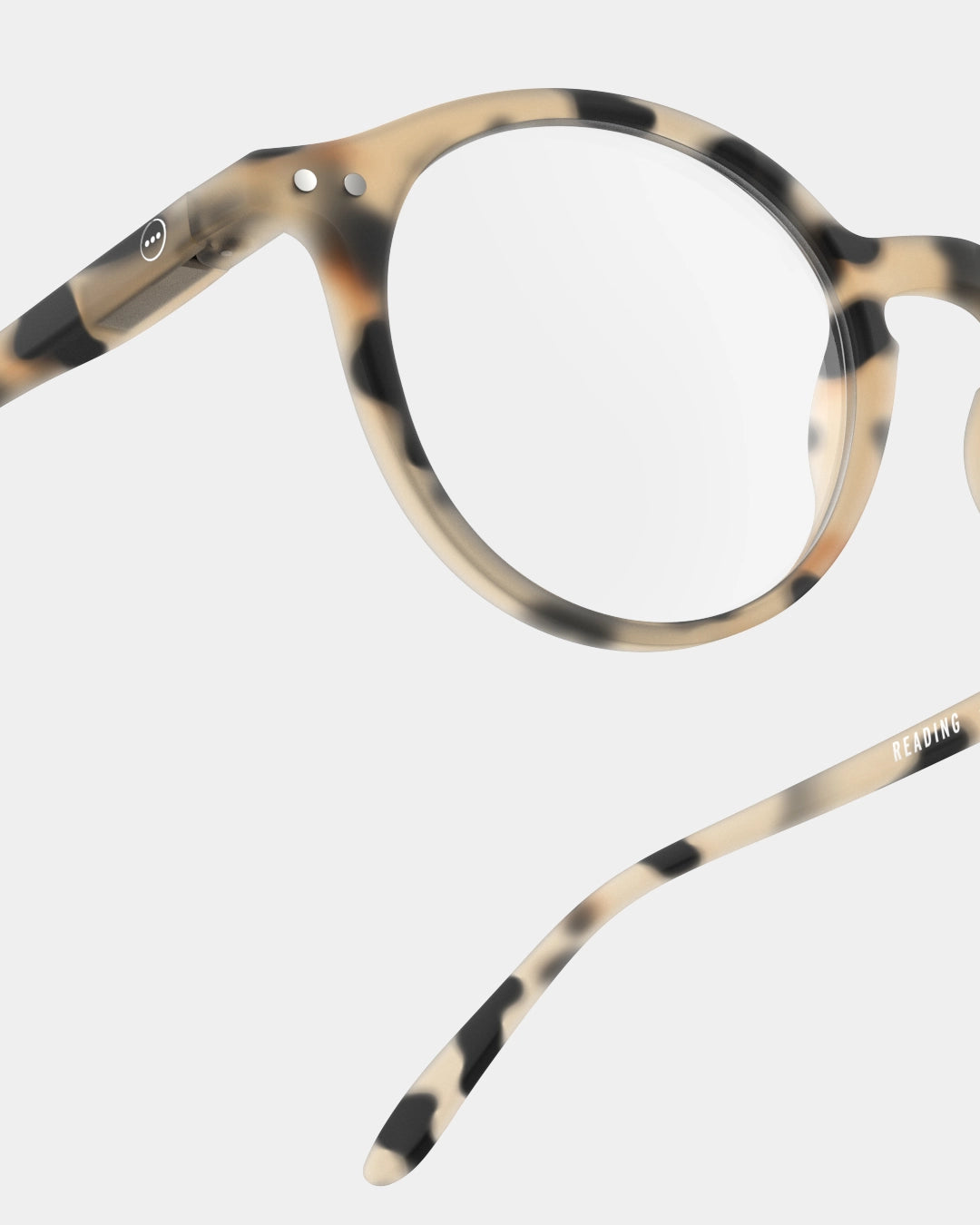 Izipizi - Lesebrille rund hellbraun, light tortoise