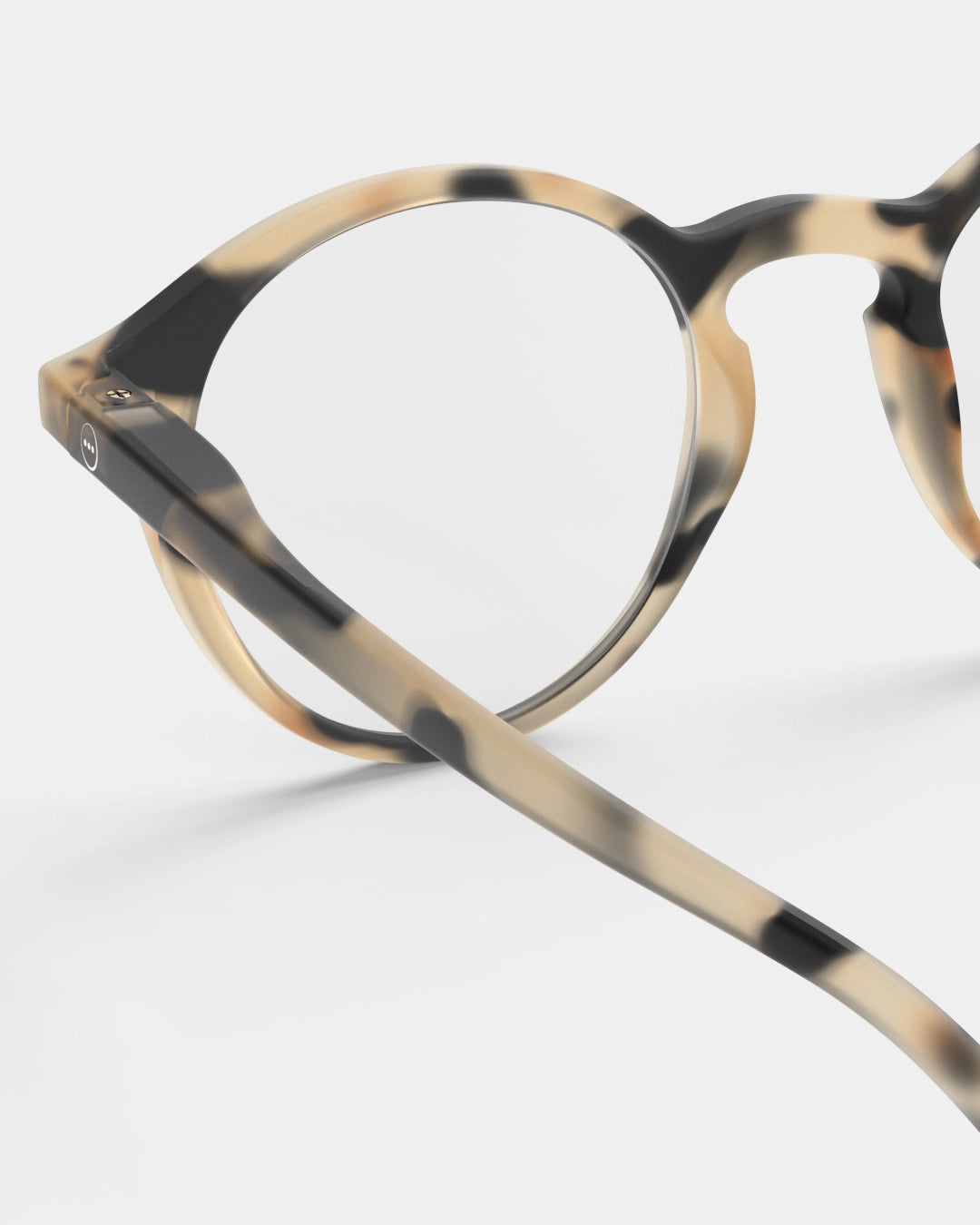 Izipizi - Lesebrille rund hellbraun, light tortoise