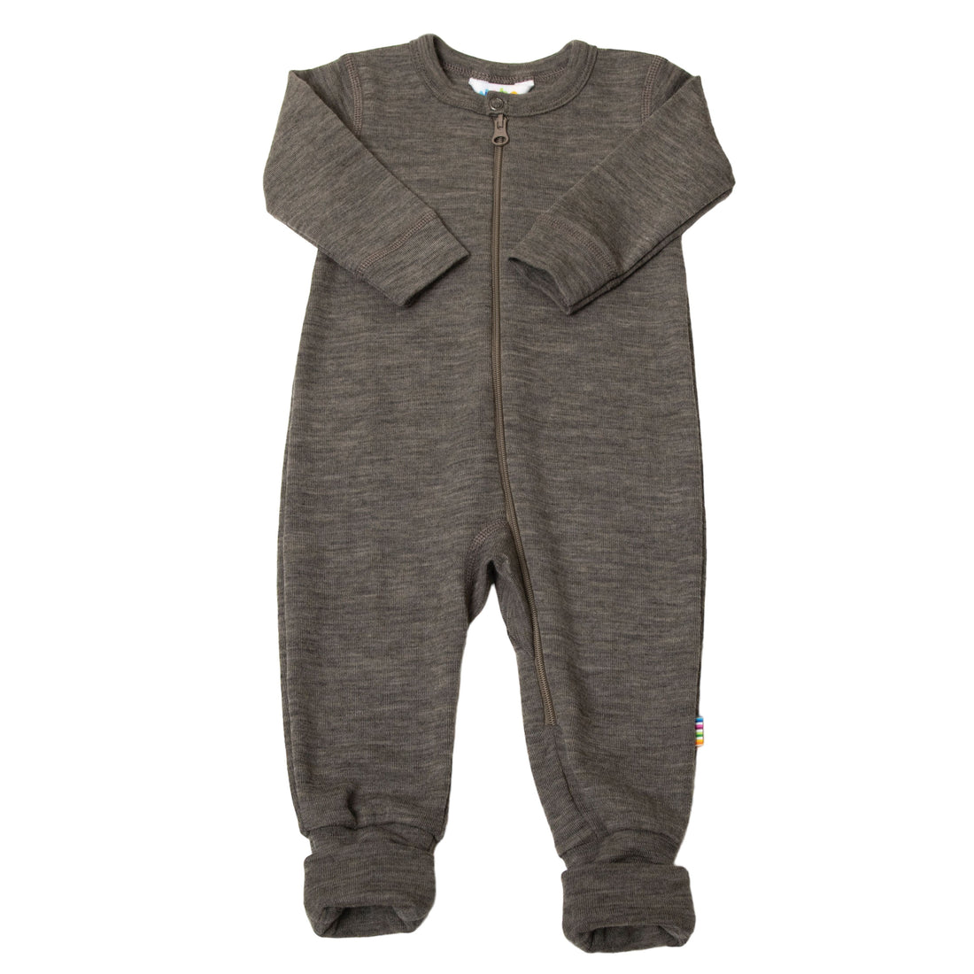 Süßer Strampler mit Reisverschluss aus Wolle/ Seide für Mädchen und Jungen von Joha.