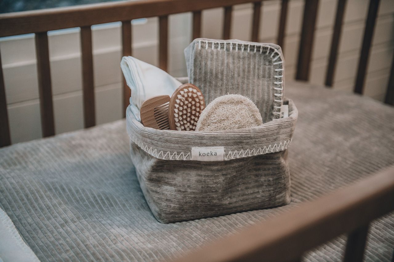 Koeka - Wickeltischkörbchen Vik beige