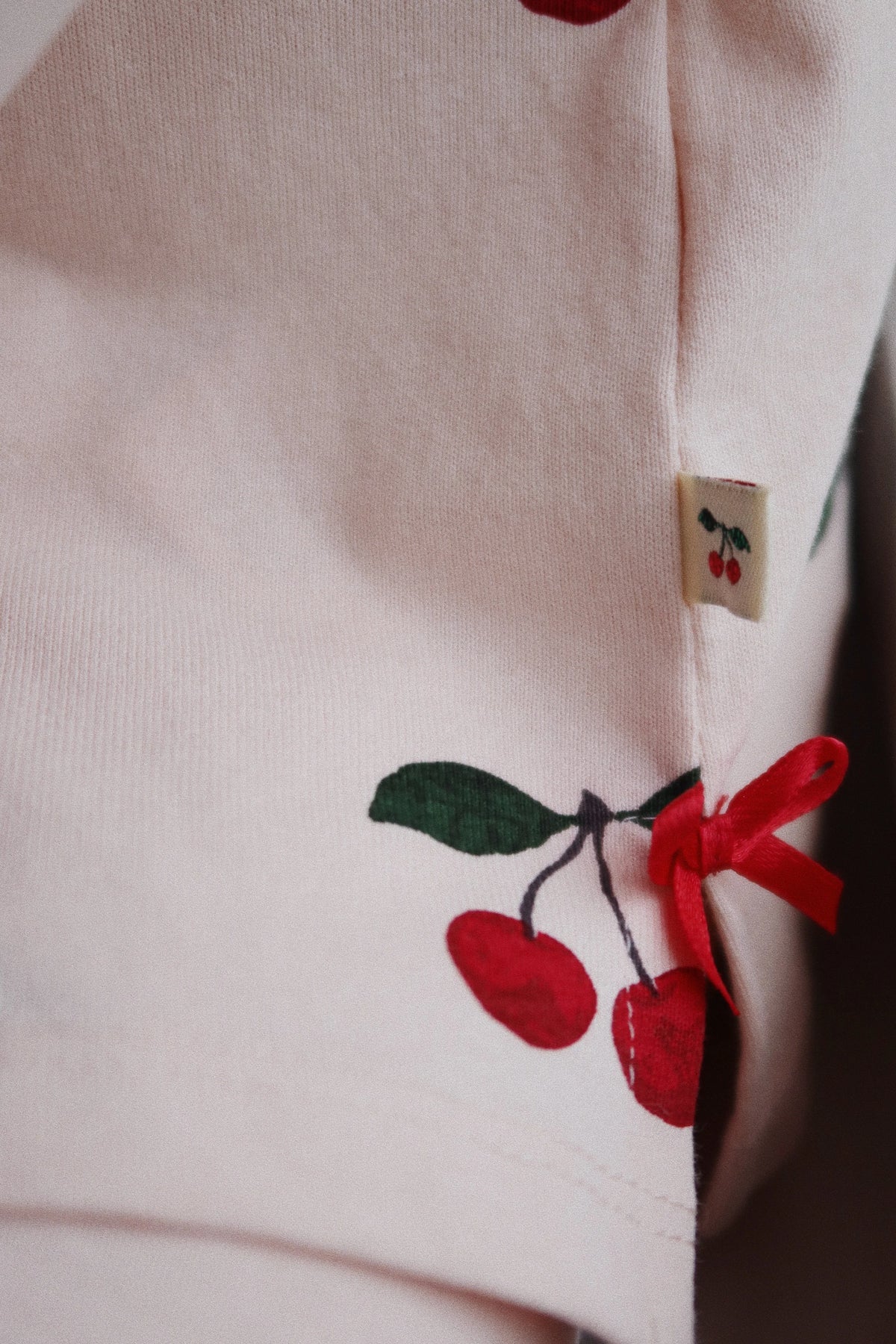 Konges Slojd - Kinder Langarmshirt Kirschen natur
