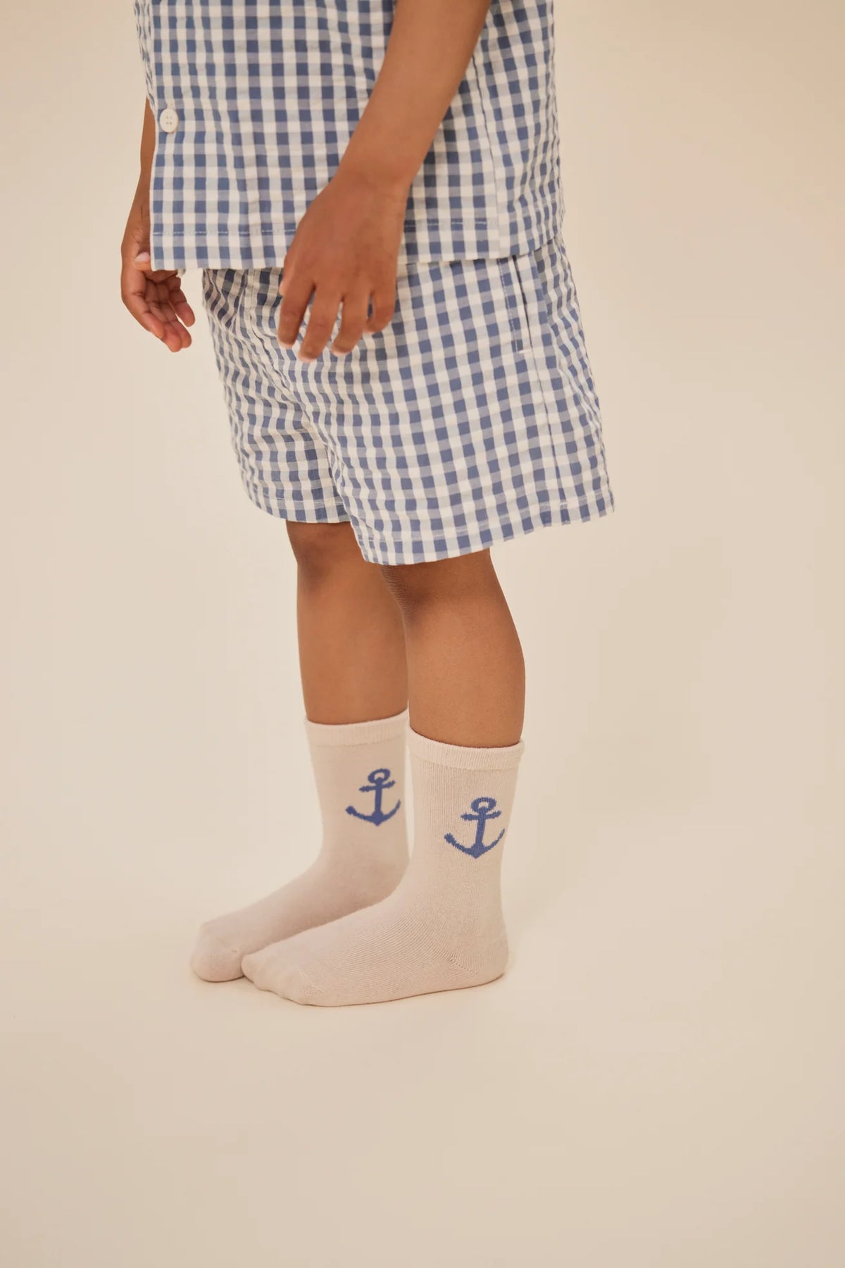 Konges Slojd - Jacquardstricksocken 2er-Pack - Anker