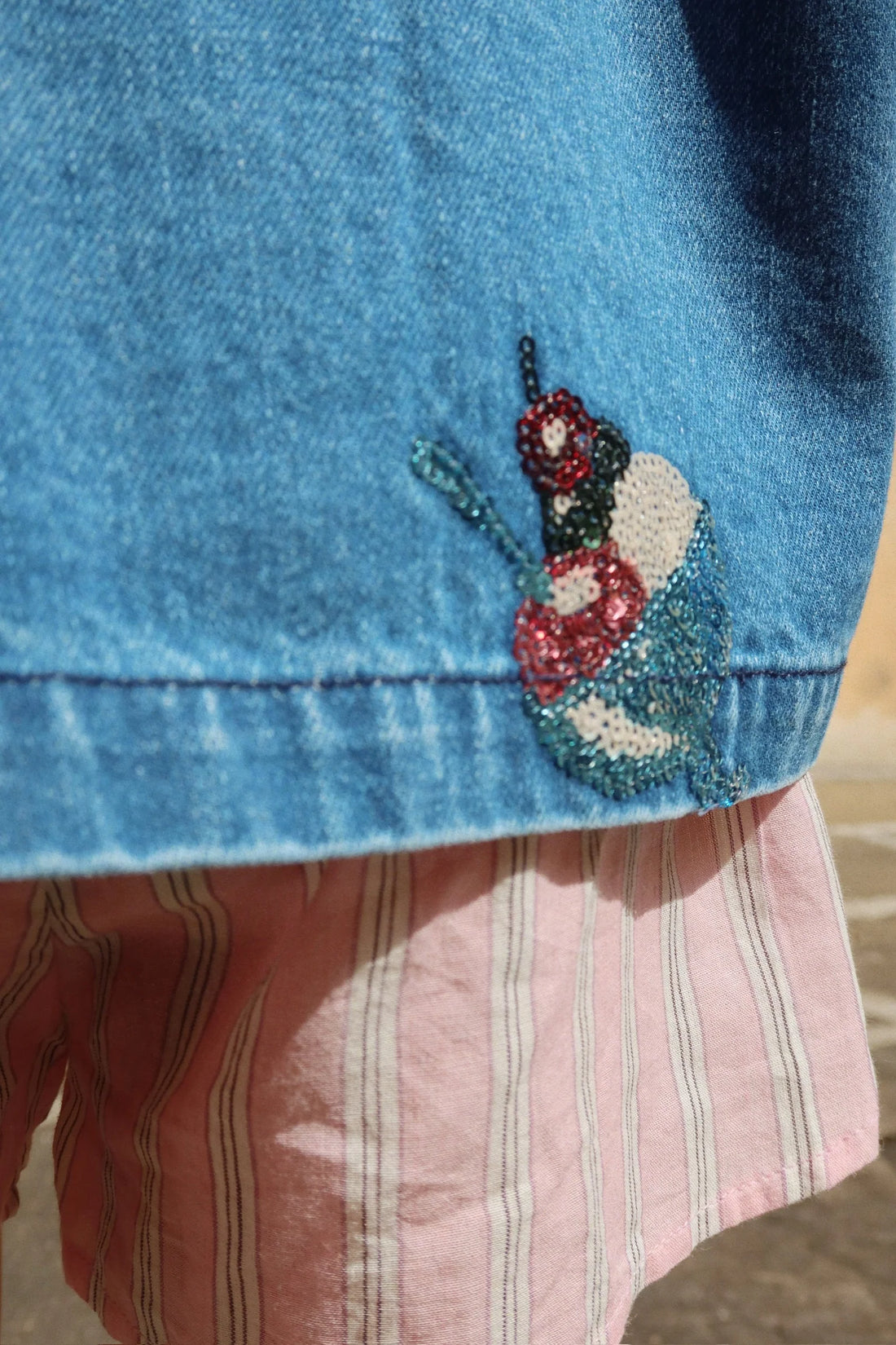 Konges Slojd - Kinder Jeansjacke "Gelato"