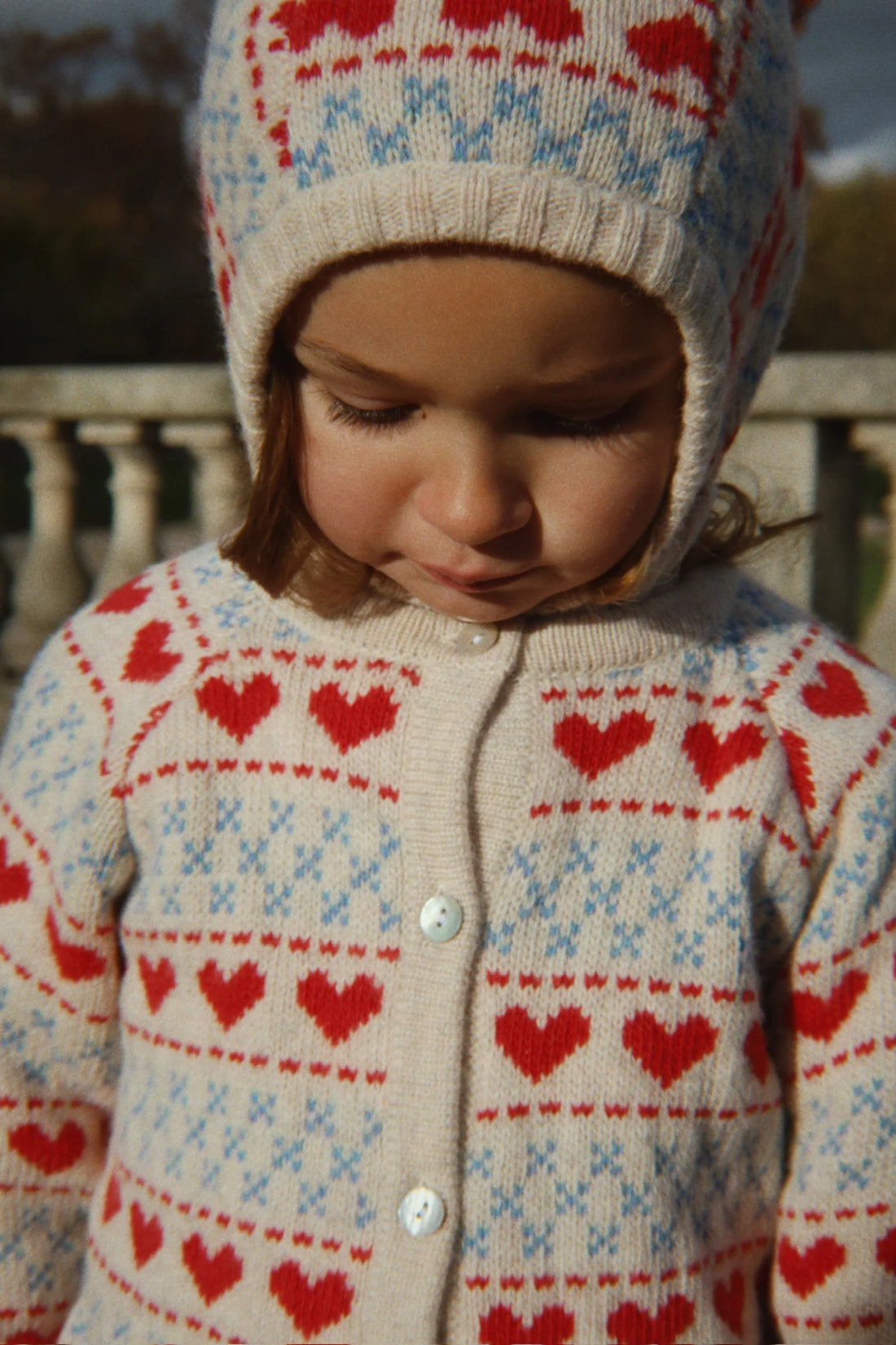 Konges Slojd - Baby Strickjacke Herzen