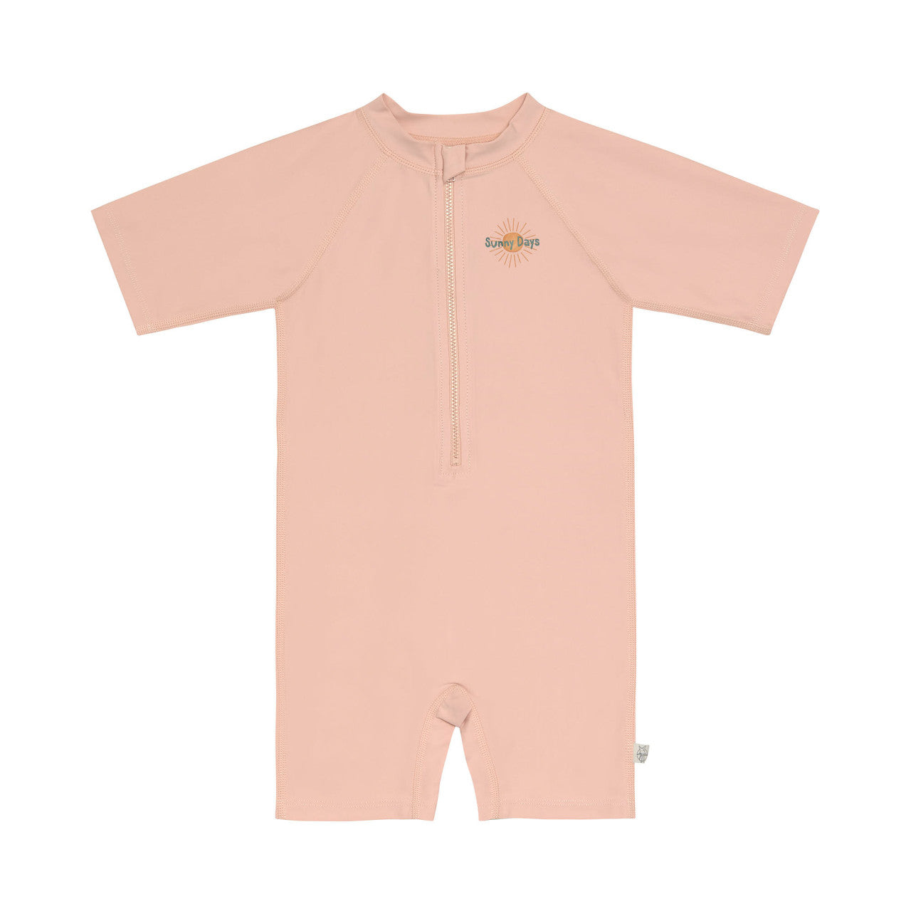 Der rosa Kinder Kurzarm Schwimmanzug (UV Schutz 60) mit Kinnschutz, Flachnähten, durchgehenden Reißverschluss sowie atmungsaktivem und schnelltrocknendem Material sorgt für maximale Bewegungsfreiheit und Badespaß.