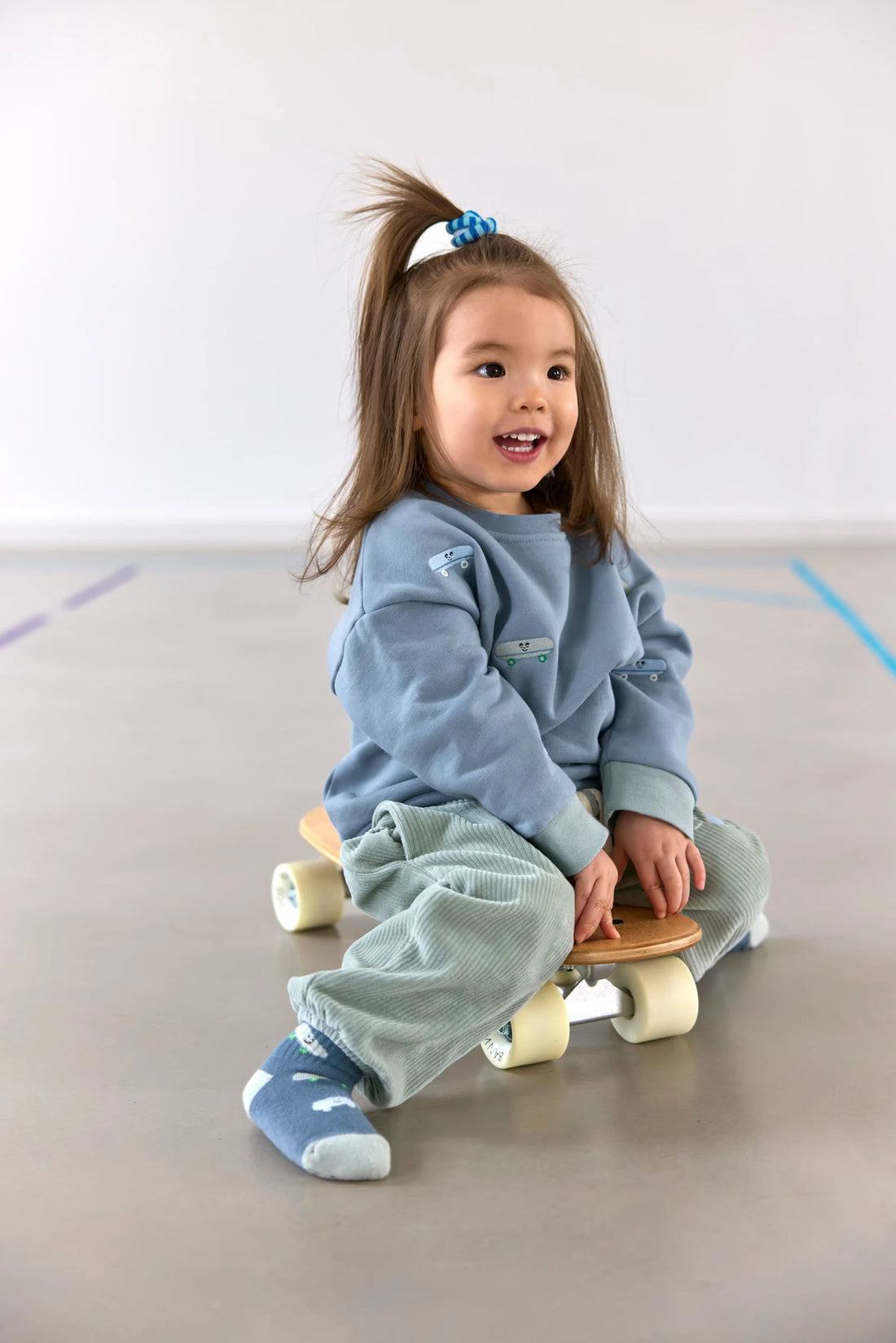 Lässig - Baby Sweatshirt Skateboard, blau