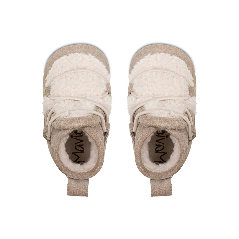 Mavies - Baby Teddystiefel Sand
