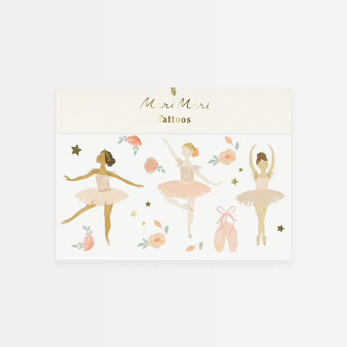 Mit unseren wunderschönen Balletttänzer-Tattoos sehen Sie tanztastisch aus. Sie sind perfekt für eine Ballettparty, zum Mitnehmen in Partytüten oder für Spaß an Regentagen. Zarte Pastellrosa kombiniert mit glänzenden Goldfoliendetails ergeben einen fabelhaften Effekt.