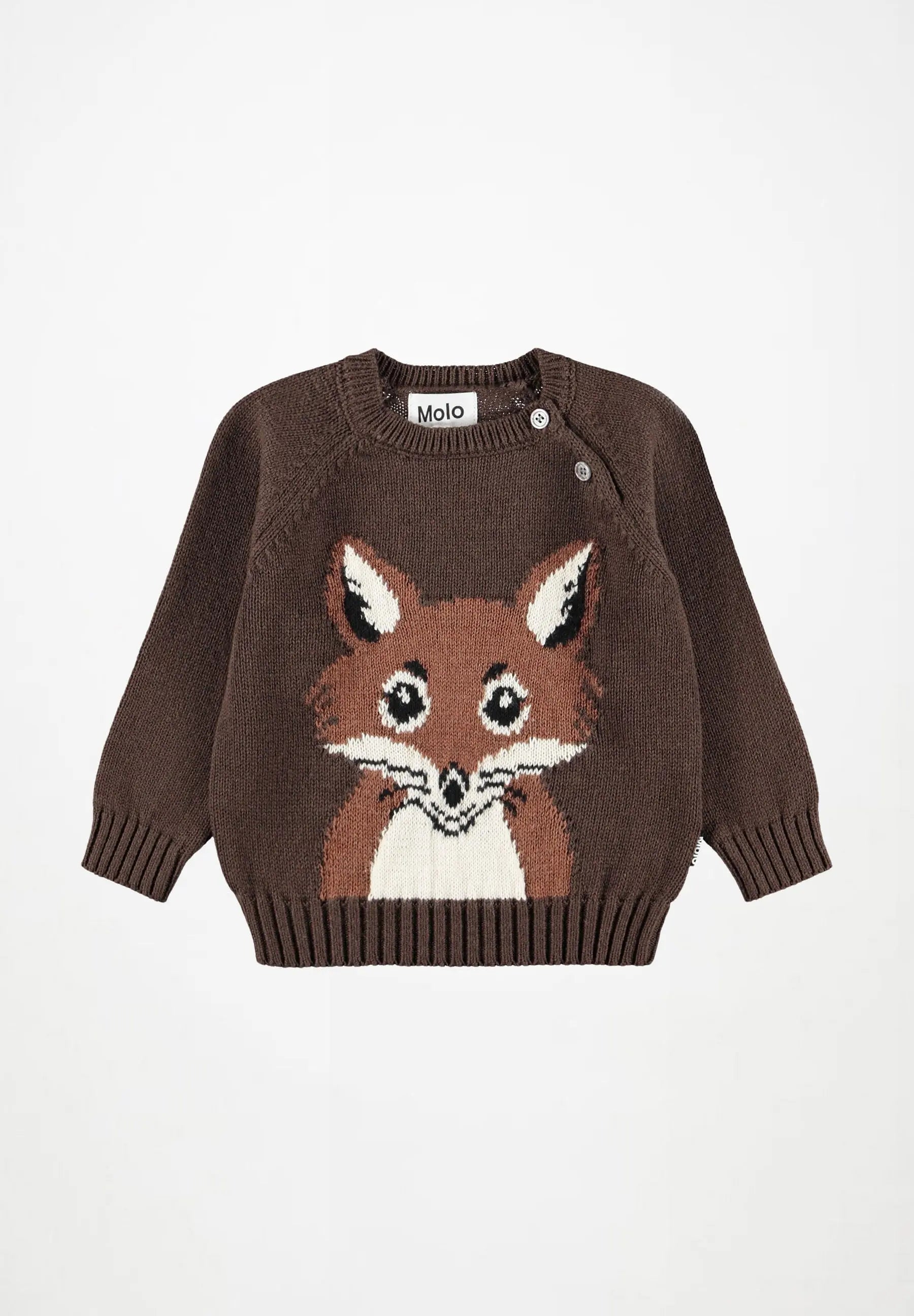 Molo - Baby Pullover Baumwolle (Bio) Fuchsmotiv