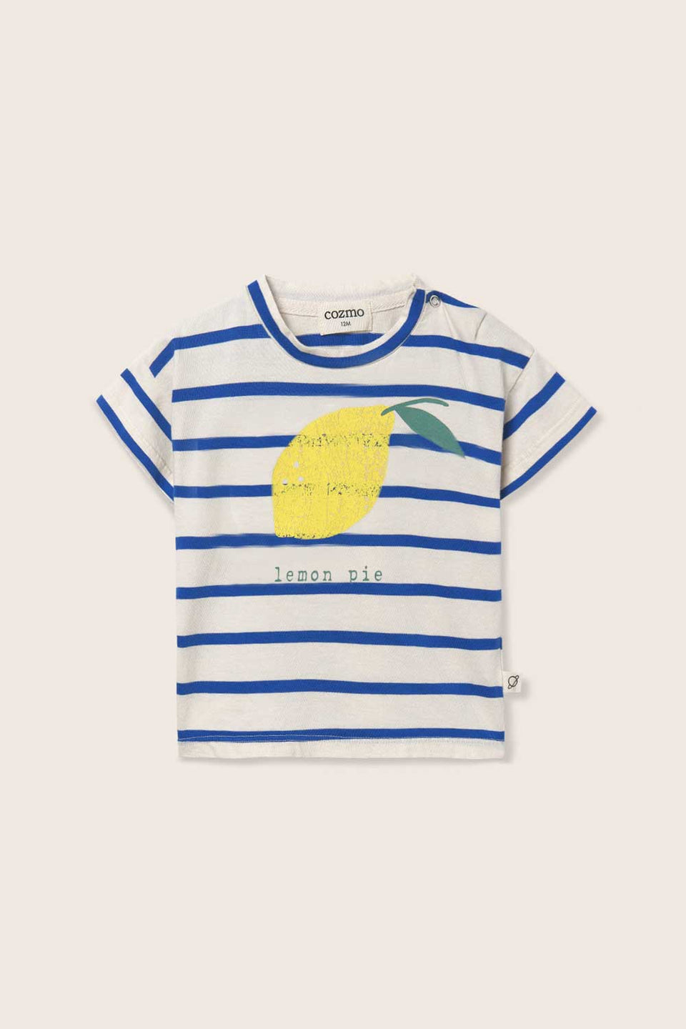 My Little Cozmo - Baby T-Shirt ARAN blau-weiß