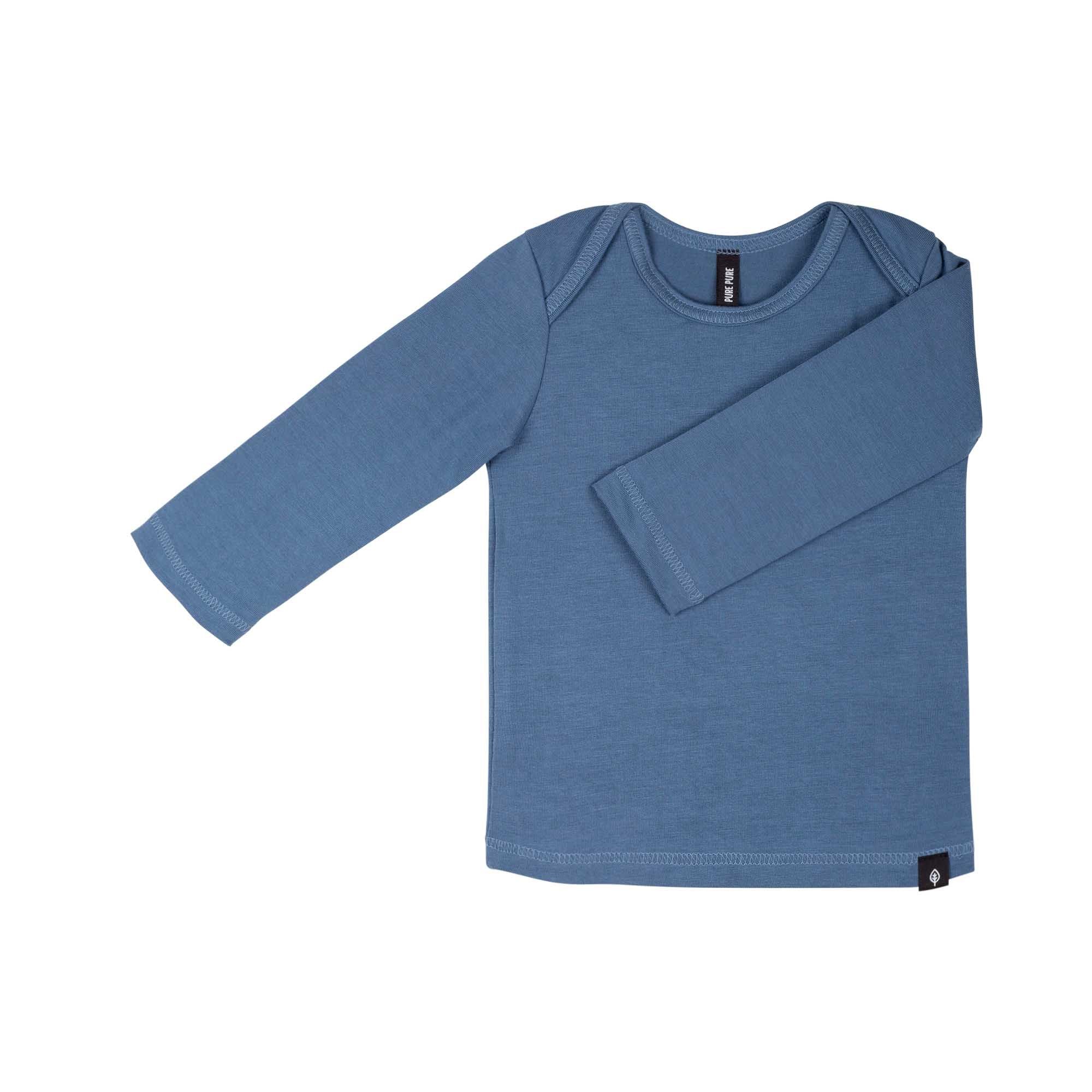 Pure Pure - Kinder Shirt aus Tencel blau