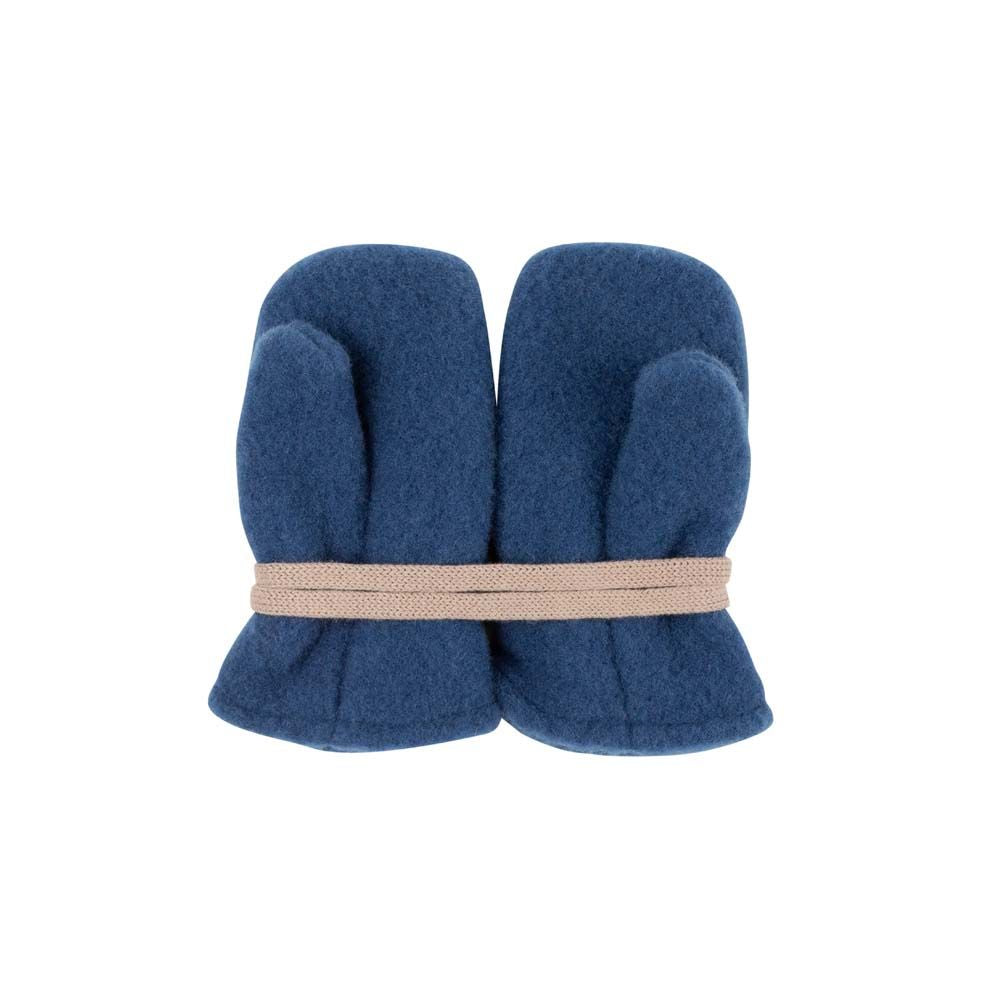 Pure Pure - Handschuhe für Babys in blau aus Wolle (Merino)
