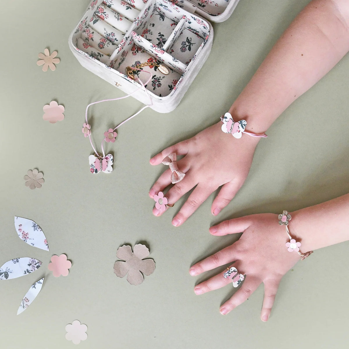 Rockahula - Mädchen Schmetterling Ringe Set