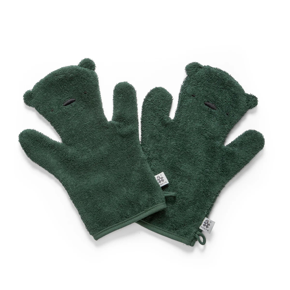 Badehandschuh-Set aus wunderbar weichem und zertifiziertem Baumwollfrottee