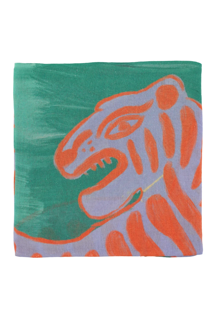Sisters Department - Damen Schal orange tiger