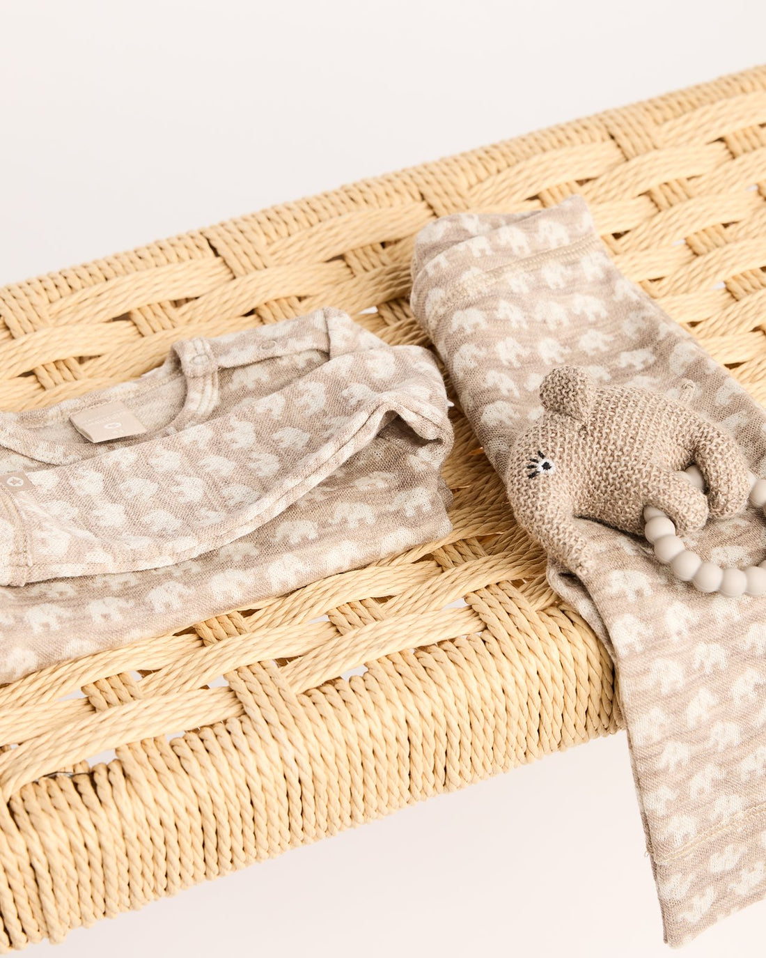 Smallstuff - Baby Body Merinowolle Elefanten