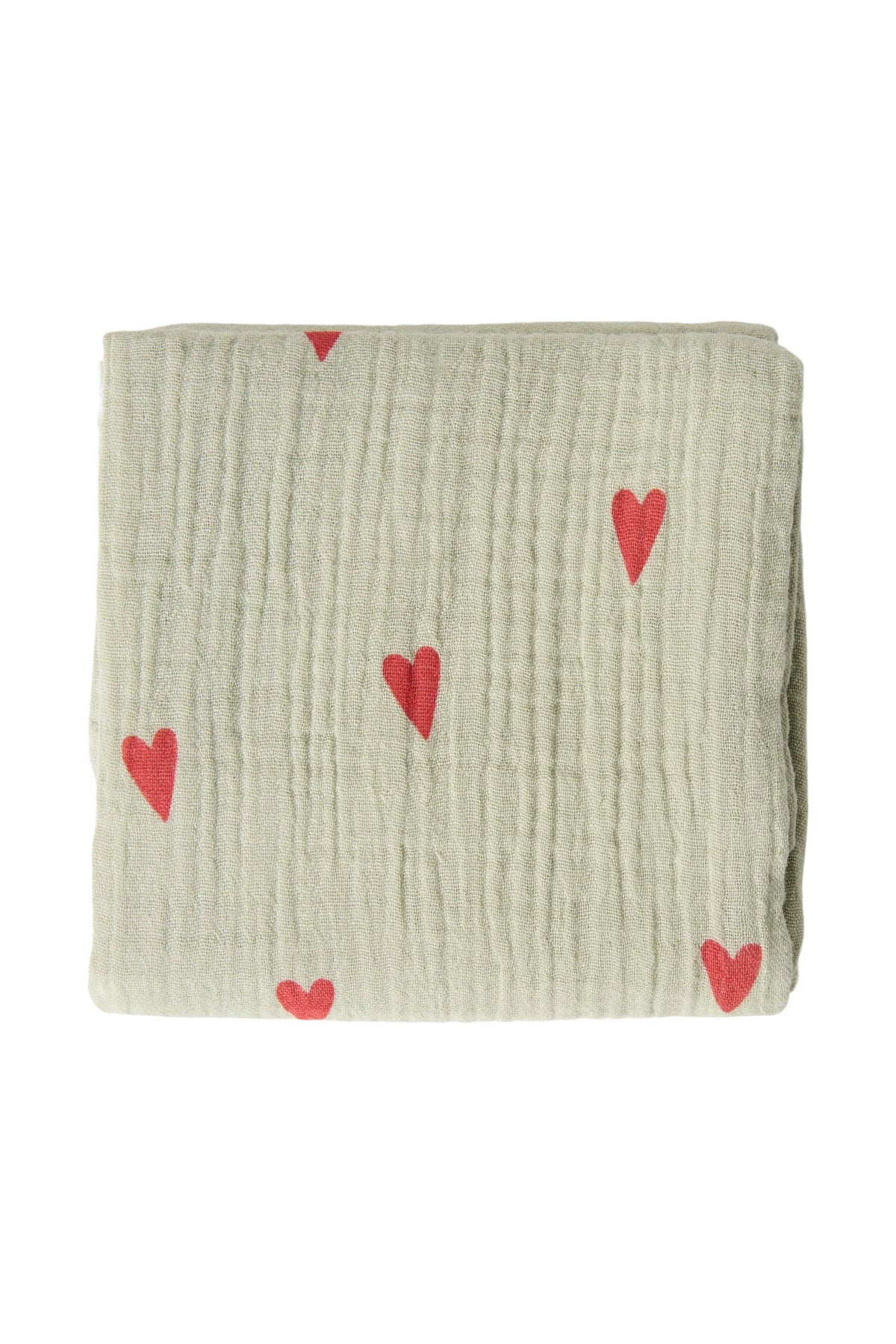 Studio Noos - Babyswaddle 70cm x 70cm aus Baumwolle (bio) grün