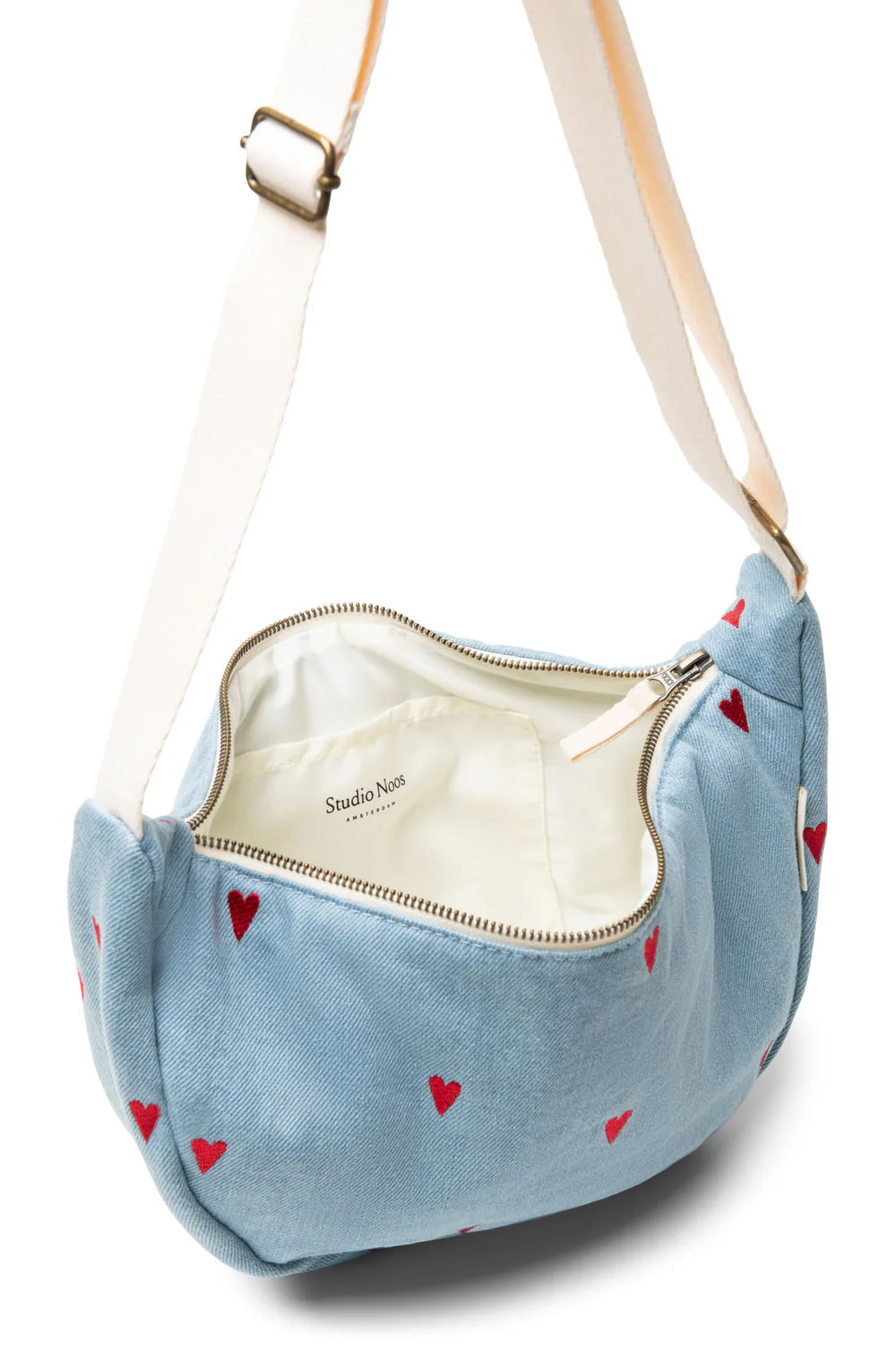 Studio Noos - Denim Gürteltasche Herzen MINI & ME