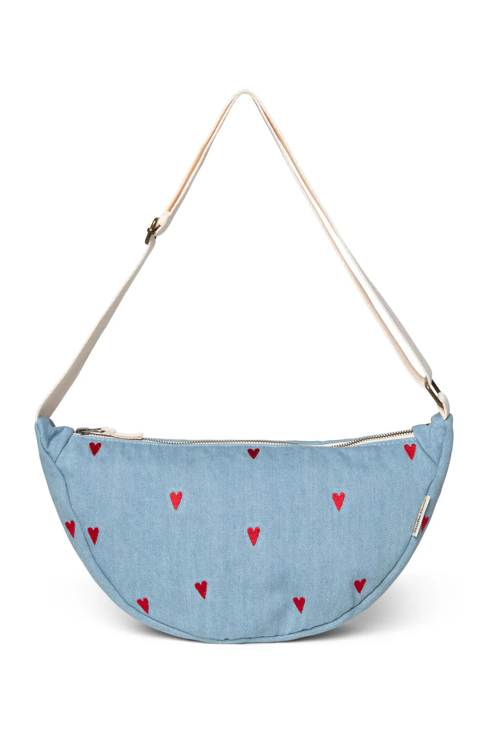 Studio Noos - Denim Gürteltasche Herzen MINI & ME