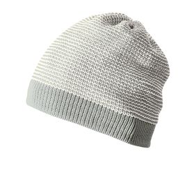 Disana - Beanie Wolle grau-natur - AURYN Shop