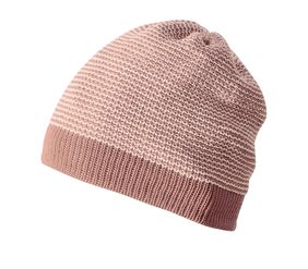 Disana - Beanie Wolle rosa-natur - AURYN Shop