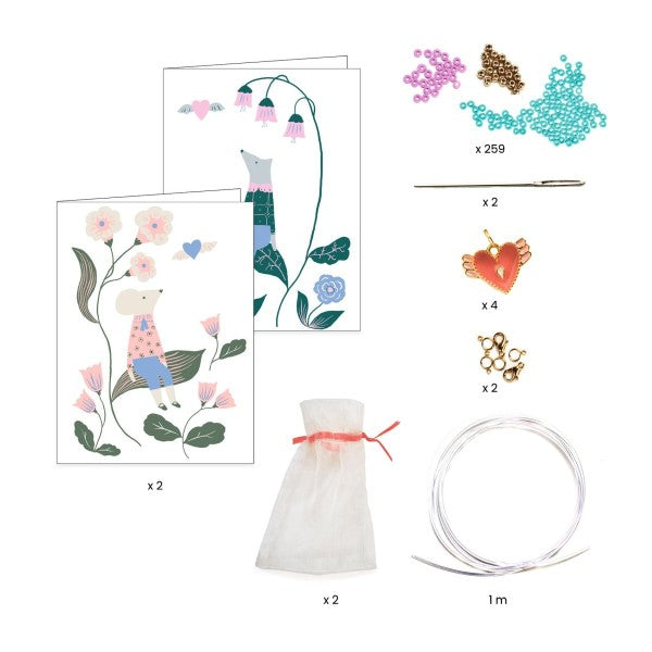 Djeco - Bastelset Schmuck Herzen & Flügel - AURYN Shop