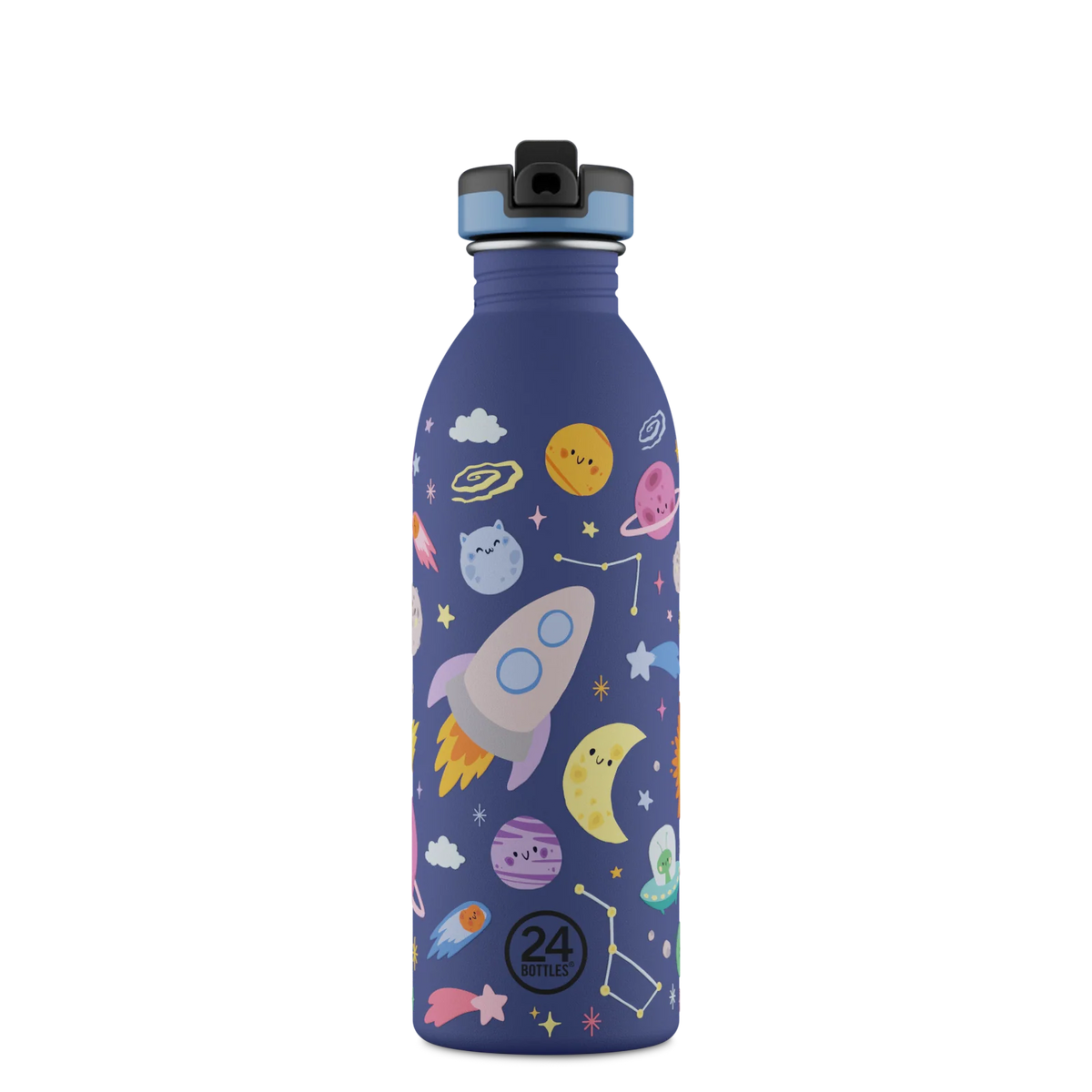 24 Bottles - Trinkflasche 500ml Weltall blau