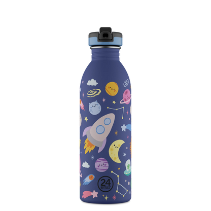 24 Bottles - Trinkflasche 500ml Weltall blau