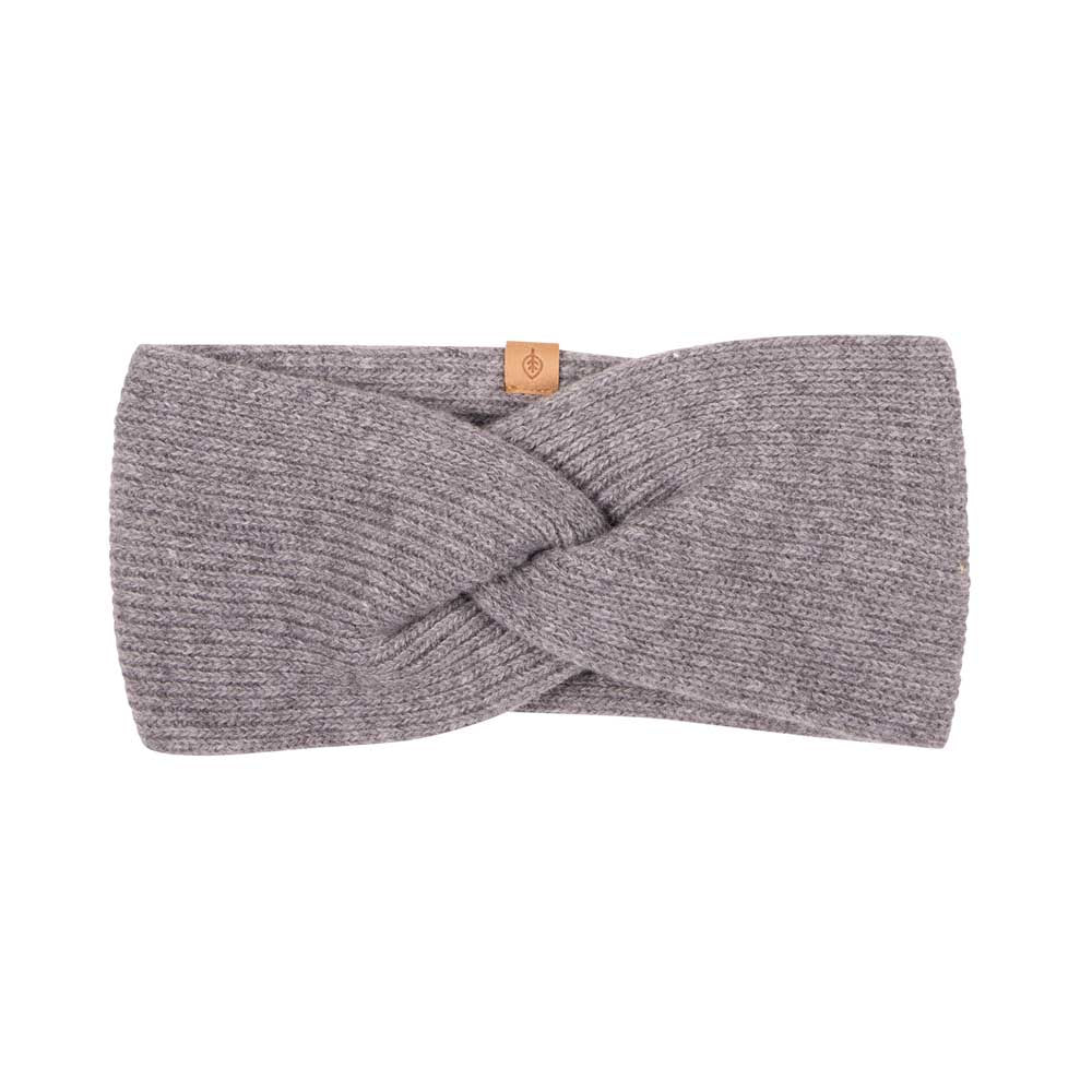 Pure Pure - Damen Stirnband Wolle/ Cashmere grau