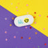 Ava & Yves - Radiergummi oval "Hi", gelb-blau