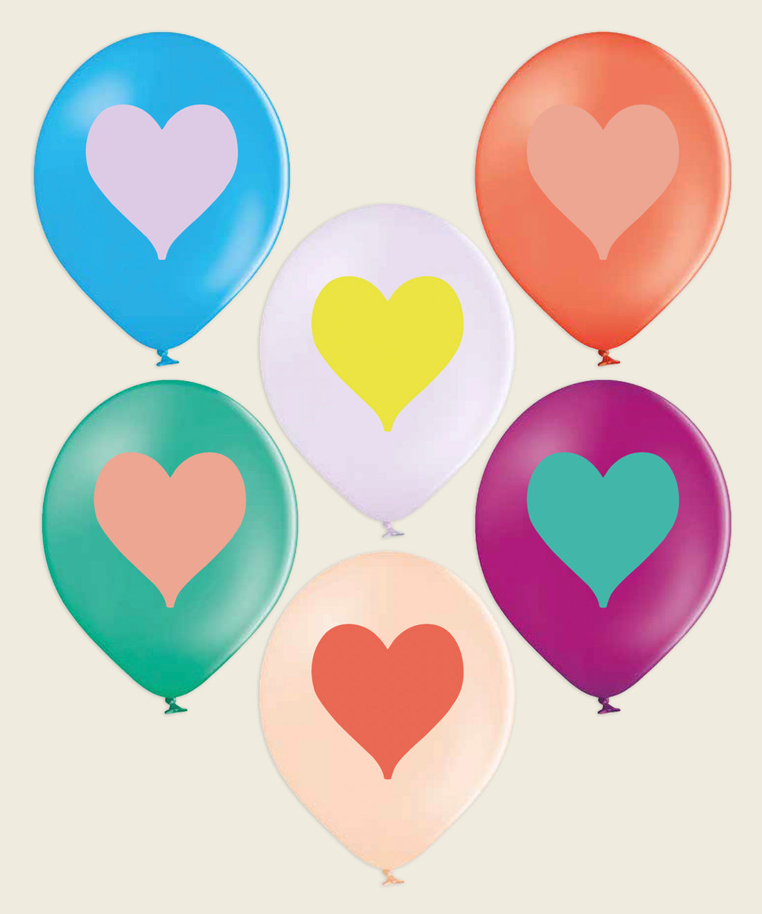 Ava &amp; Yves - Luftballons mit Herzen