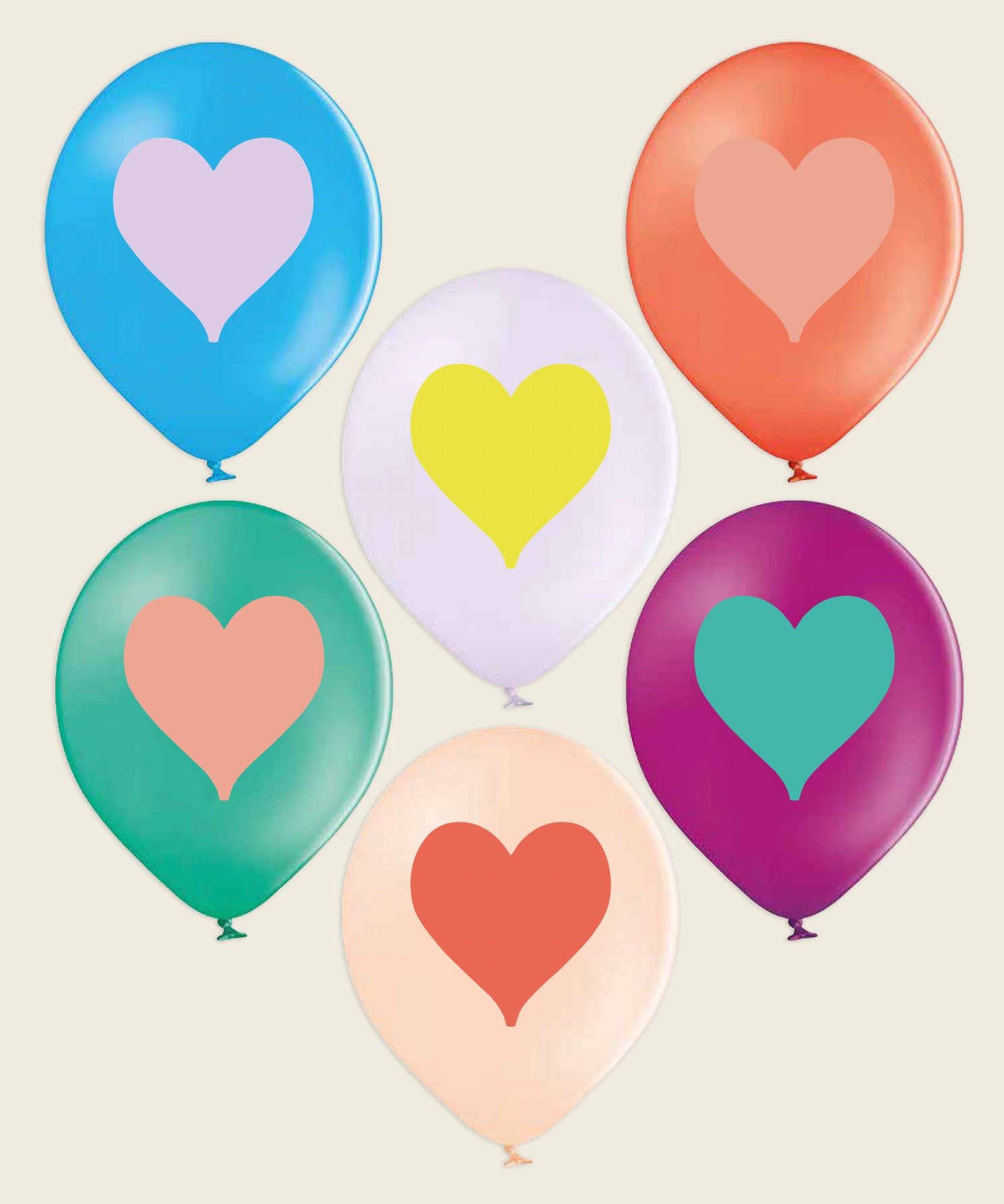 Ava &amp; Yves - Luftballons mit Herzen