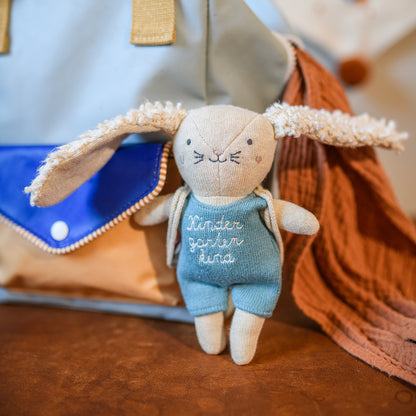 Ava &amp; Yves - Hase "Kindergartenkind", hellblau