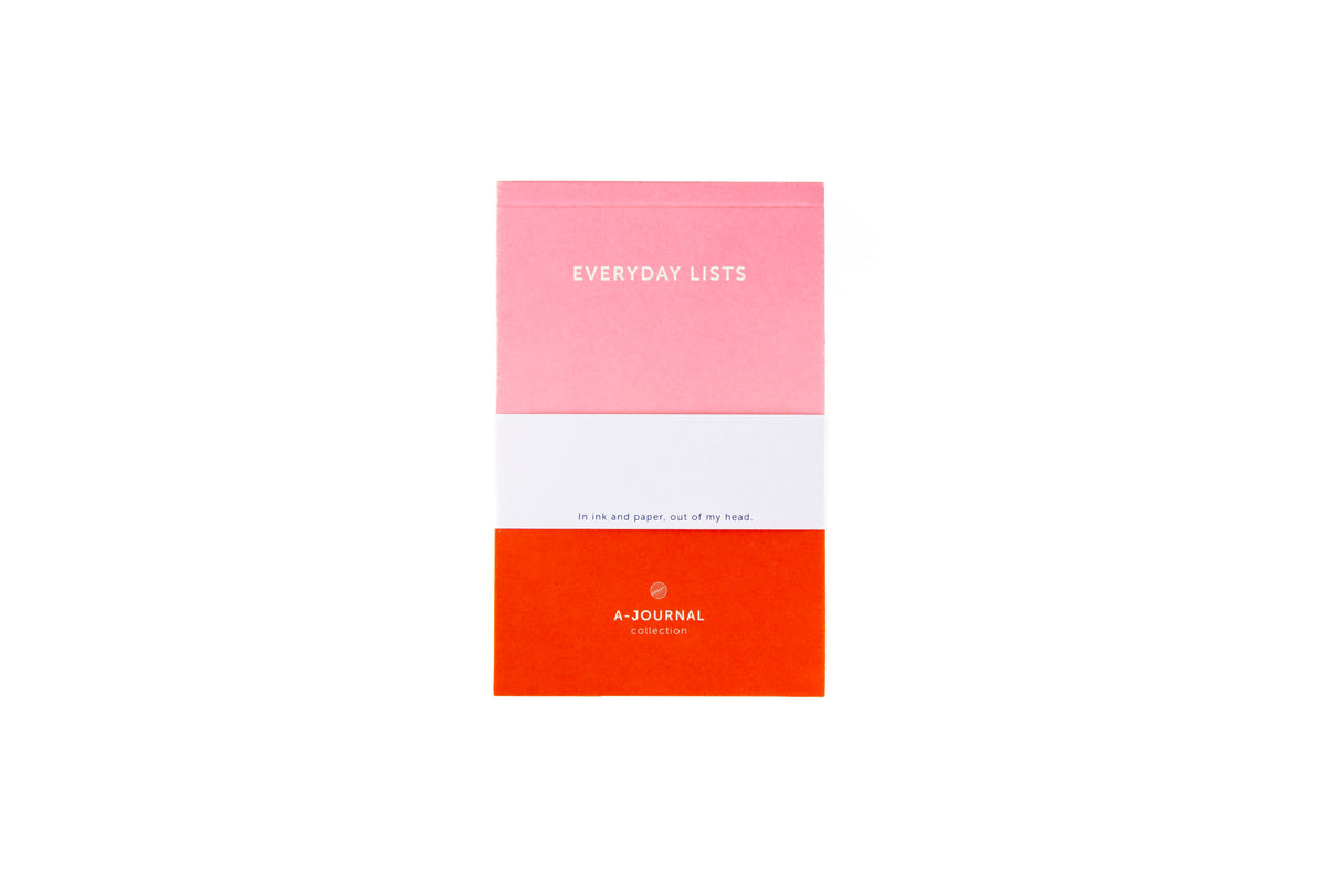 A-Journal - Notizblock Pink Red