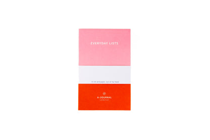 A-Journal - Notizblock Pink Red