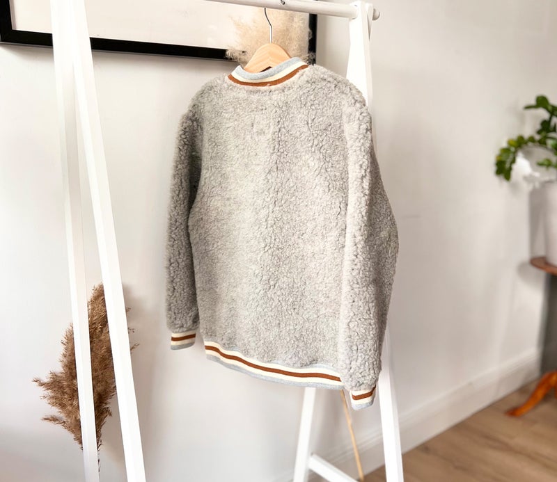 Alwero - Kinder Bomberjacke MINI &amp; ME Wolle grau