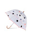 Anatole - Kinder Regenschirm schwarz-rosa gepunktet