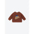 Arsène et les Pipelettes - Baby Sweatshirt Croissant Braun