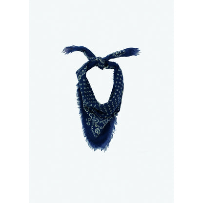 Arsène et les Pipelettes - Damen Bandana Wolle blau